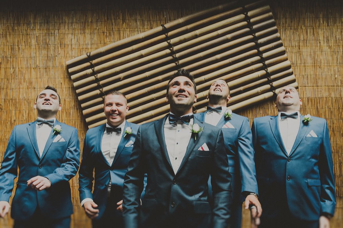 bridal party grooms